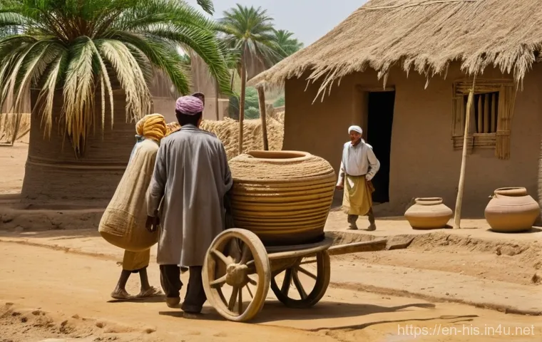 메소포타미아 문명의 기술력 - **Prompt:** A historical scene depicting an ancient Mesopotamian scribe diligently at work within a ...